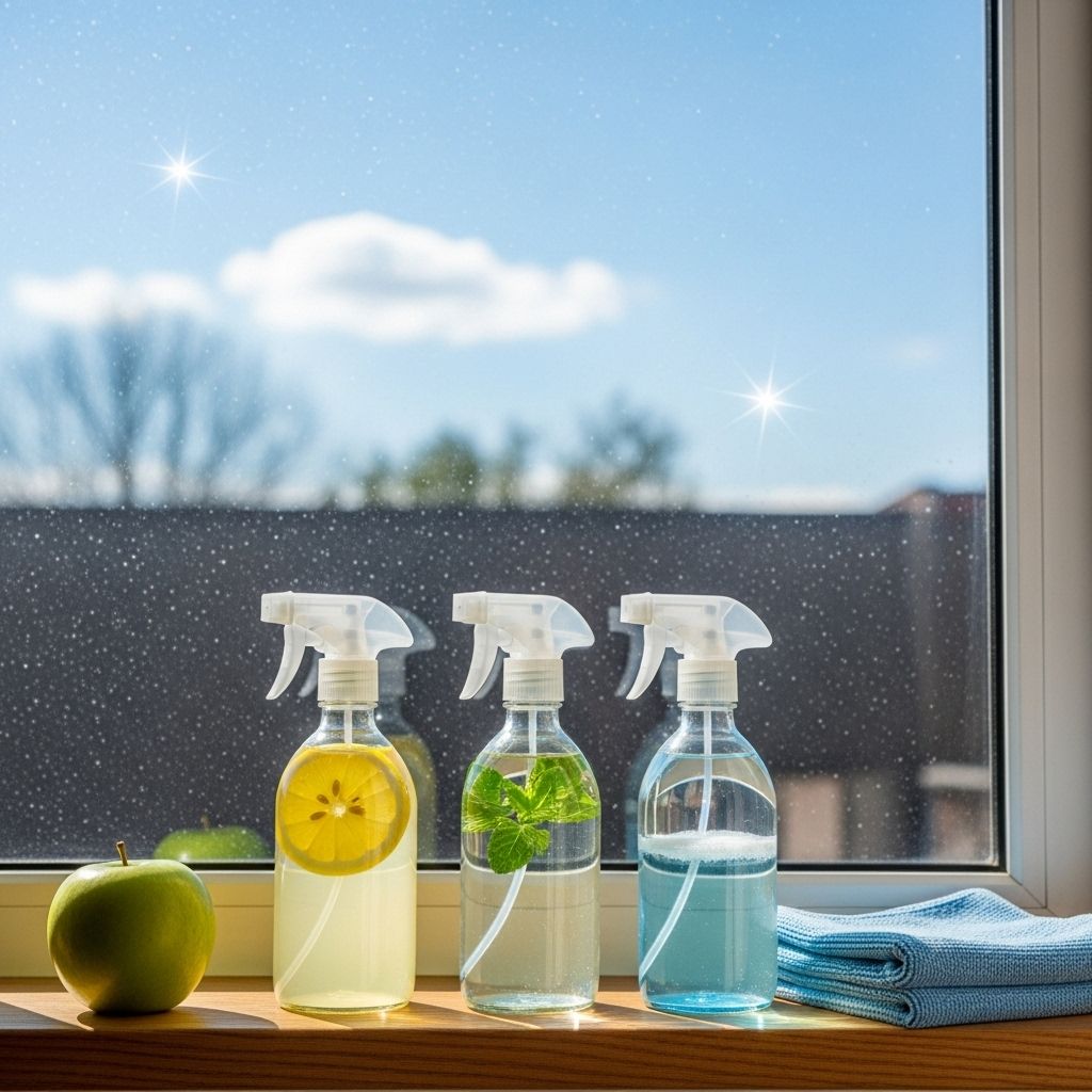 A simple, budget-friendly DIY glass cleaner that's effective and eco-friendly