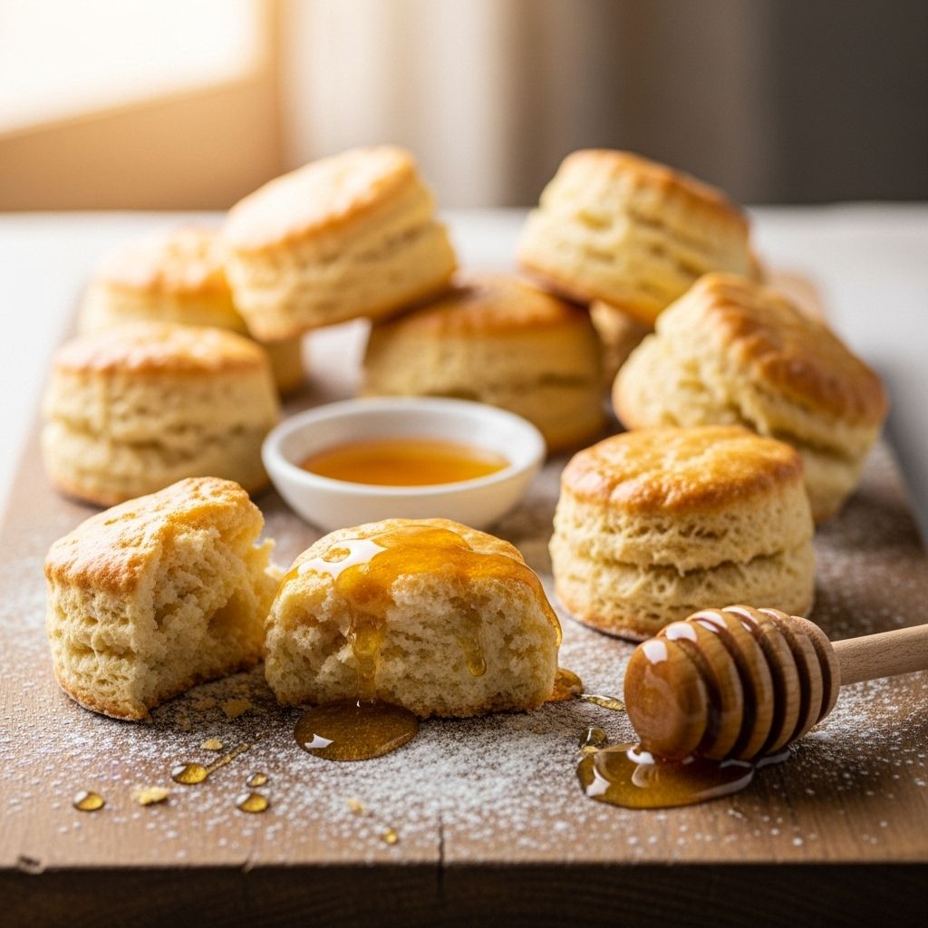 Folding and chilling dough yields biscuits with buttery sweetness and airy crumb.