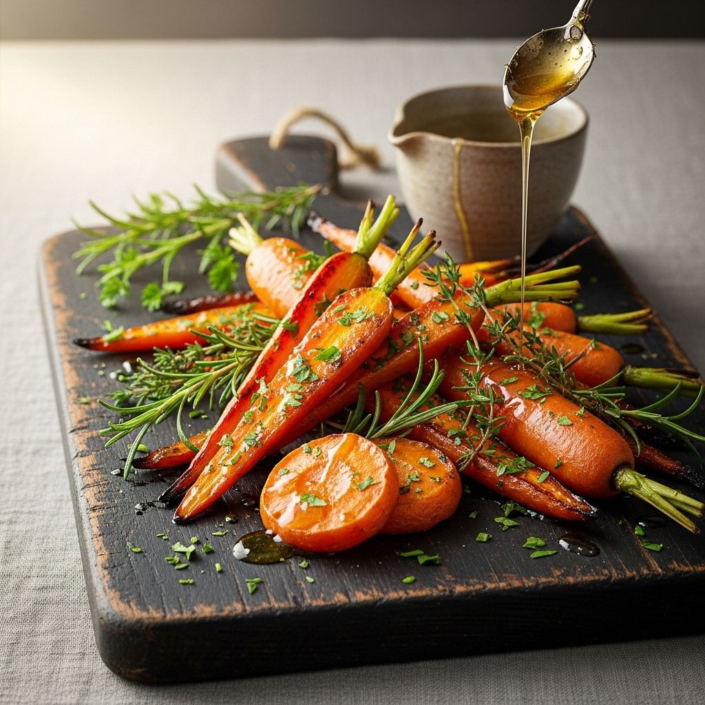 High heat caramelizes edges for tender vegetables brightened by fresh, aromatic greens.