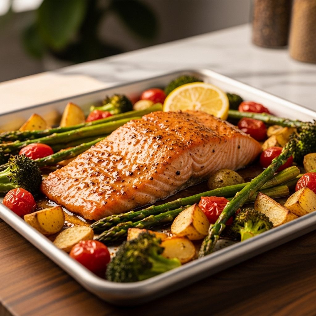 Sweet heat and savory spices blend to elevate tender salmon into a weeknight favorite.