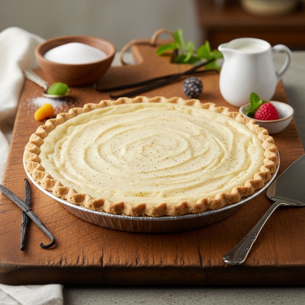 Old-fashioned custard meets minimal ingredients for a cozy Midwestern baking favorite.