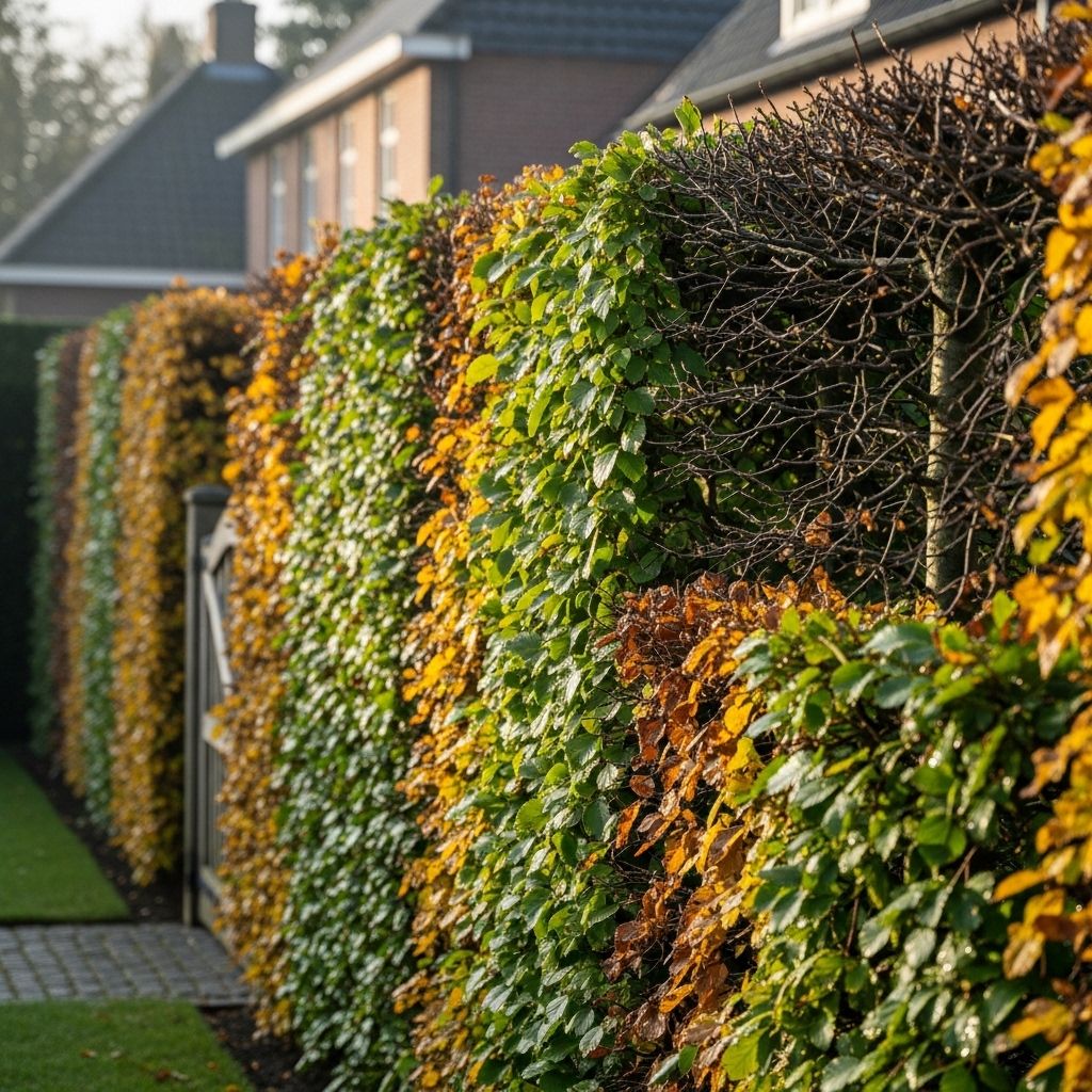 A living screen that filters wind and noise, supports wildlife, and needs minimal upkeep.