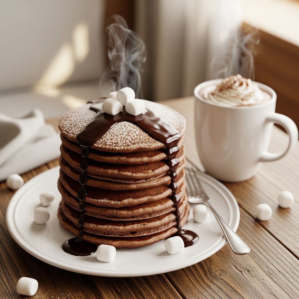 A hand-whisked indulgence warming the morning with rich cocoa and marshmallow bliss.