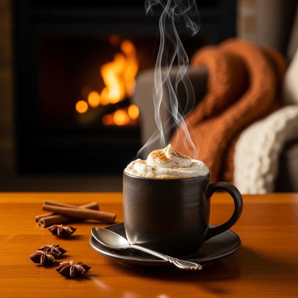 A smooth blend of coffee, spirits, and spices that brings fireside warmth to every sip.