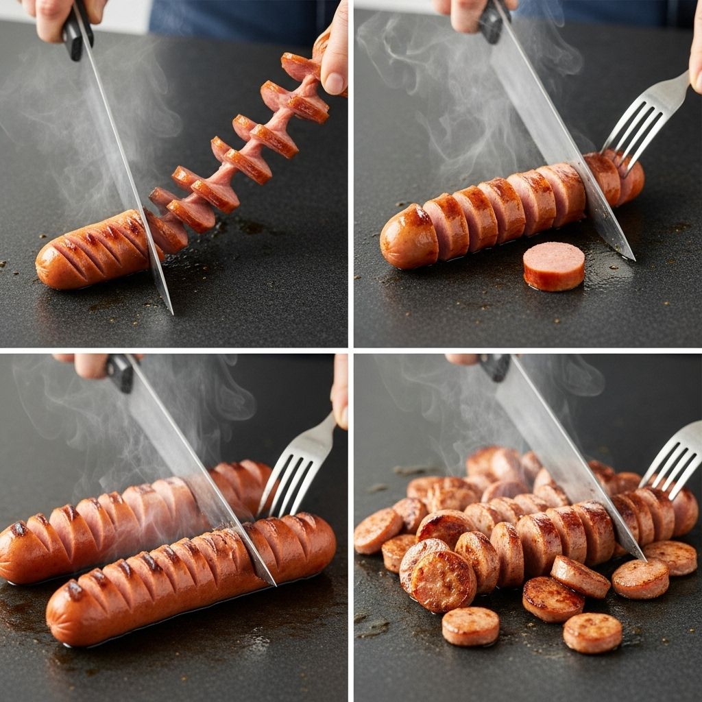 Scoring and spiral slicing boost browning and juiciness on the grill.