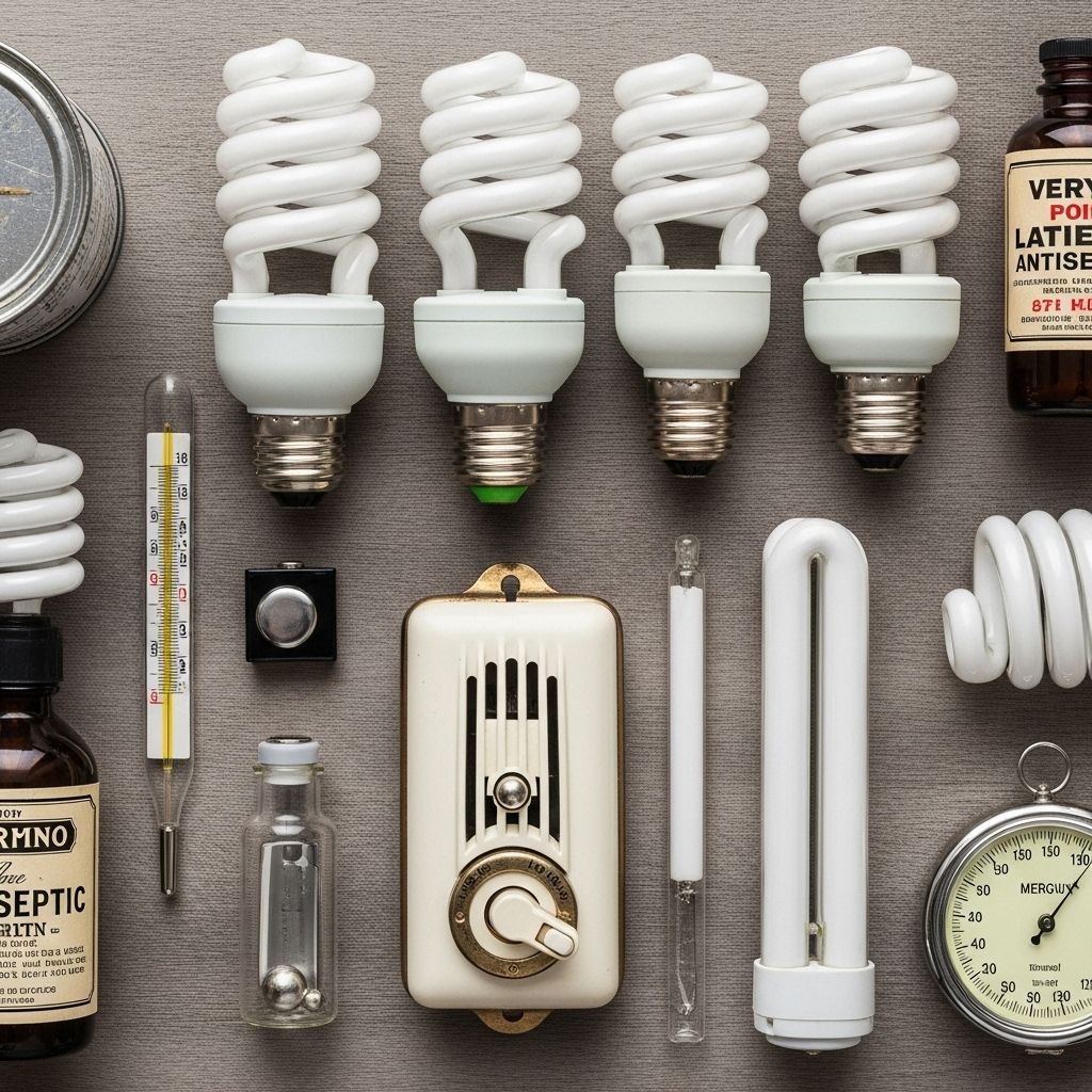 Household Items That Contain Mercury: A Comprehensive Guide Learn which household products may contain mercury, health risks, safe alternatives, and proper disposal methods for a safer home.
