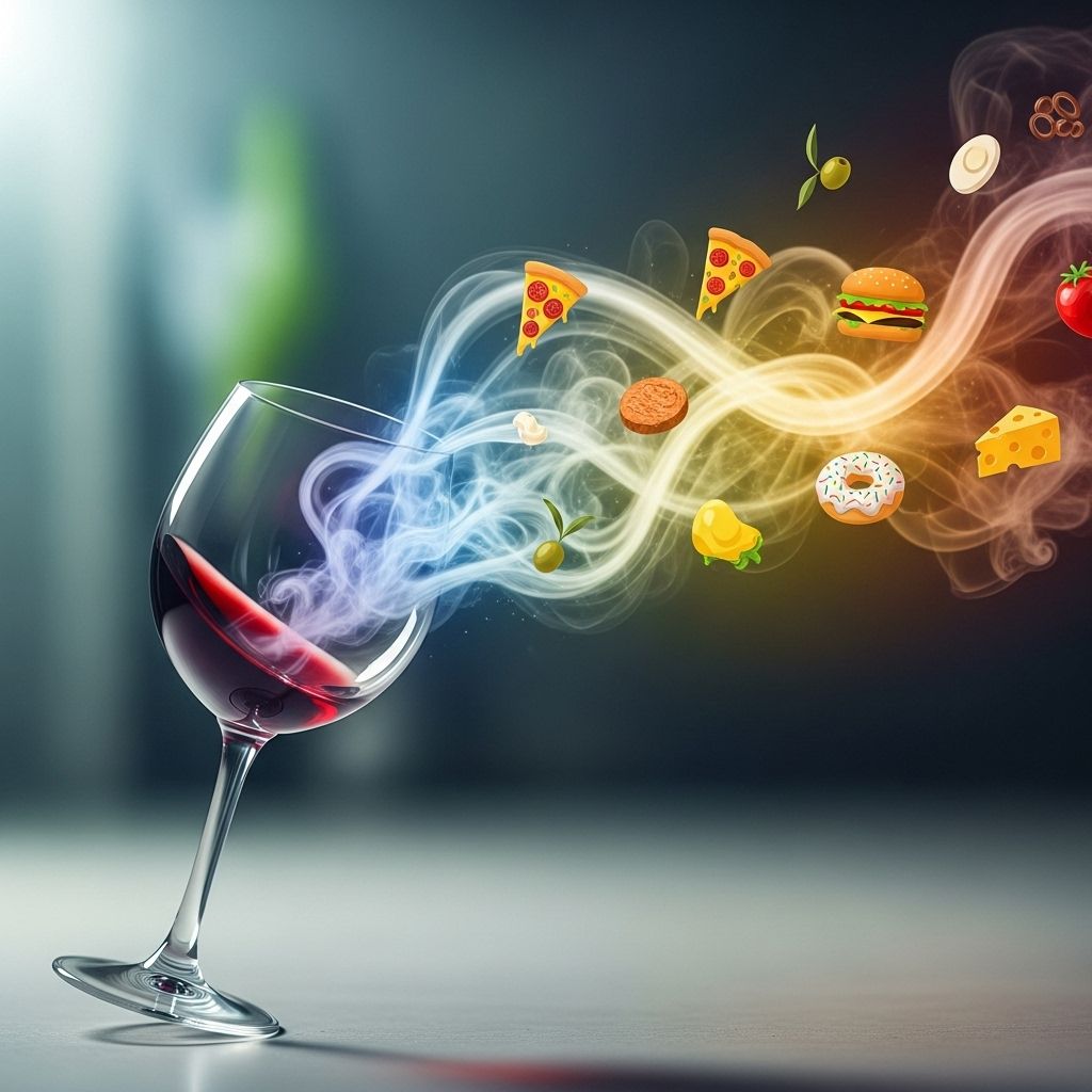 Even a single glass can tip your appetite balance, leading to unintended indulgences.