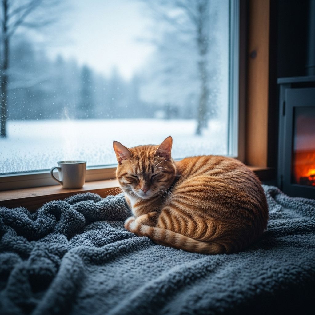Keep your feline friend cozy and protected when chill sets in.