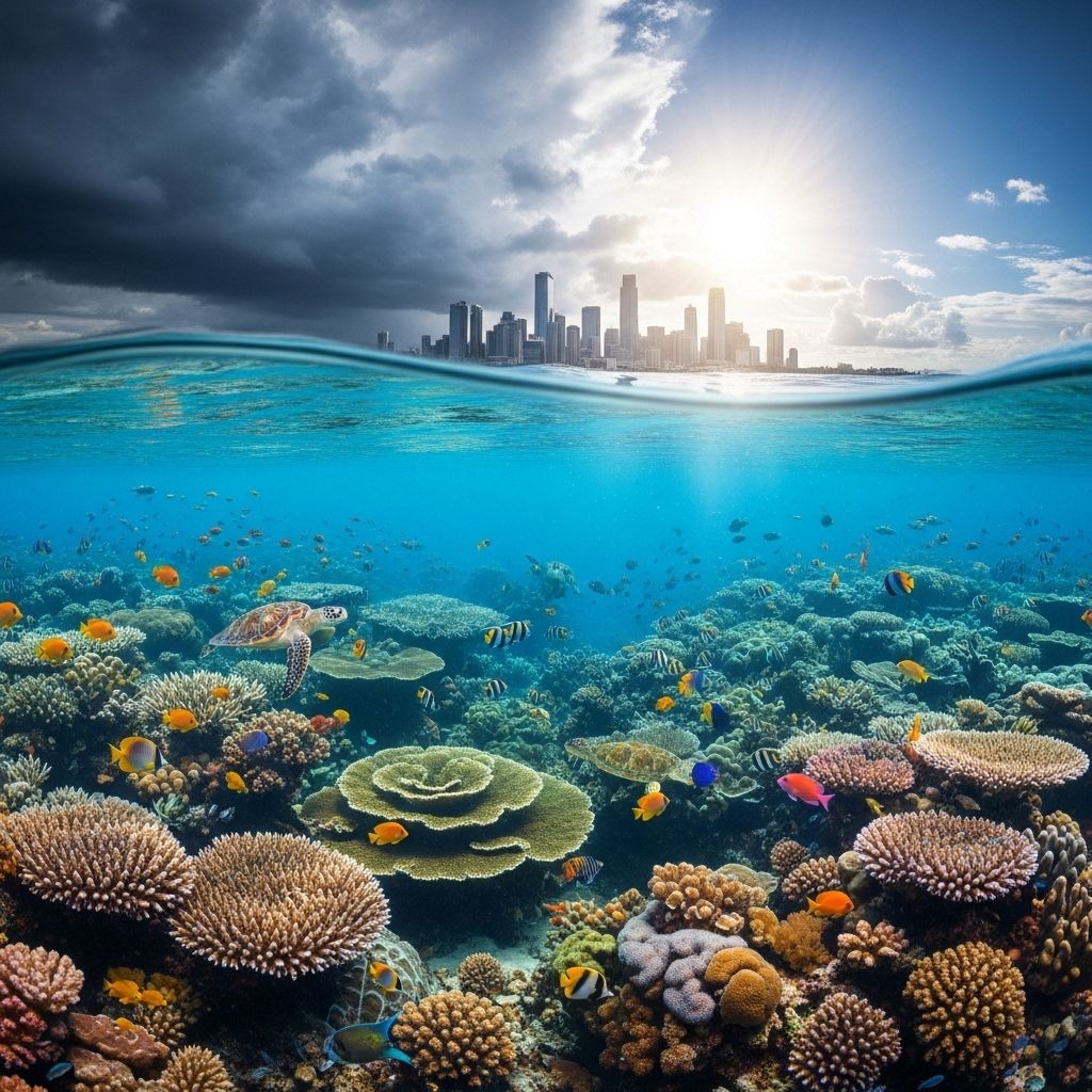 Coral reefs are natural buffers against climate change, safeguarding coastlines and supporting marine life even as oceans warm.