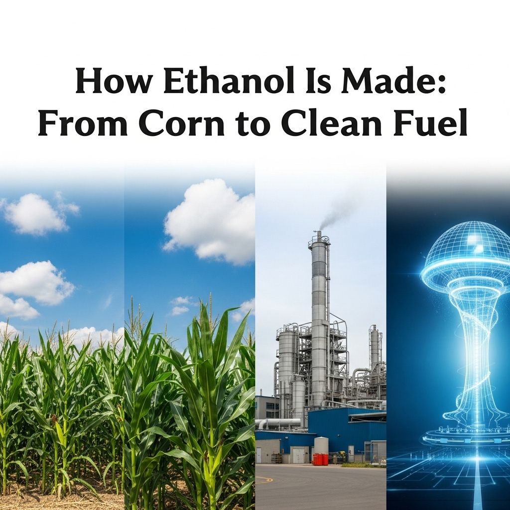 How Ethanol Is Made: From Corn to Clean Fuel Discover the complete journey of ethanol production from raw corn to biofuel, exploring each scientific step and innovation behind sustainable energy.