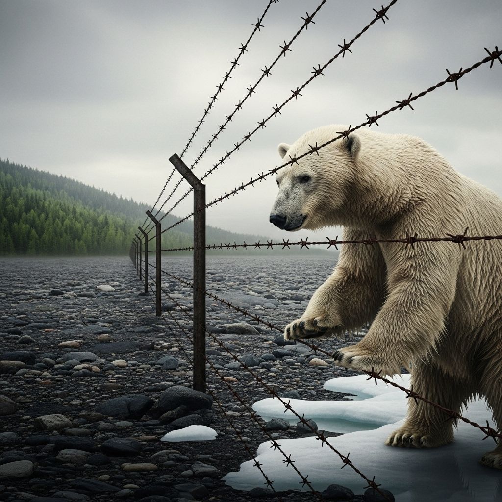 How International Borders Harm Non-Human Climate Refugees Exploring how borders and climate change pose unique challenges for wildlife and non-human animals fleeing environmental upheaval.