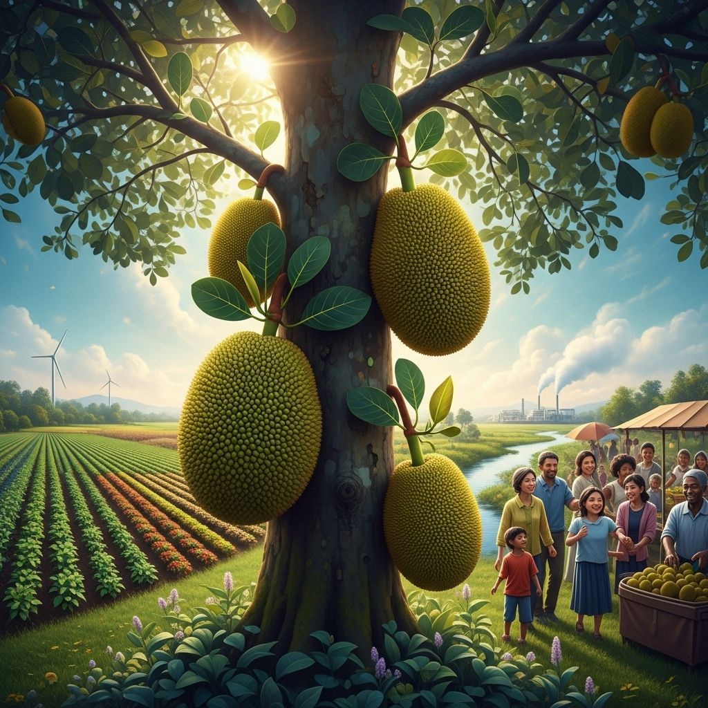 Jackfruit's resilience, versatility, and ecological benefits position it as a transformative crop for food security and climate resilience.