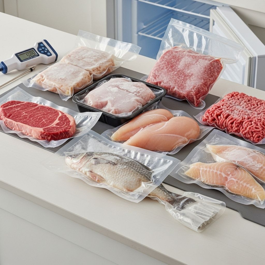Maximize flavor and texture by mastering freezer organization and packaging methods.
