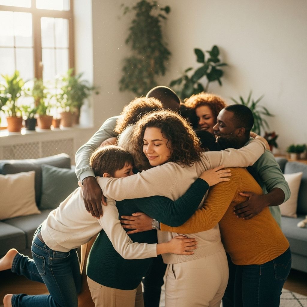 How Many Hugs Do You Need Each Day (And Why It Matters) A simple embrace releases tension, uplifts mood, and fosters deeper human connection.