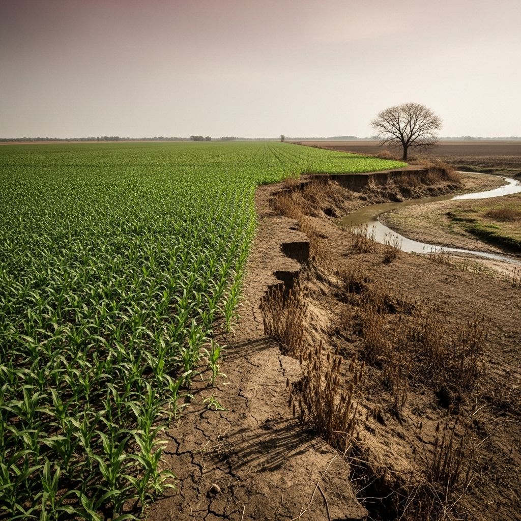 Monocropping’s environmental costs range from biodiversity loss to soil degradation, threatening future sustainability and food security.