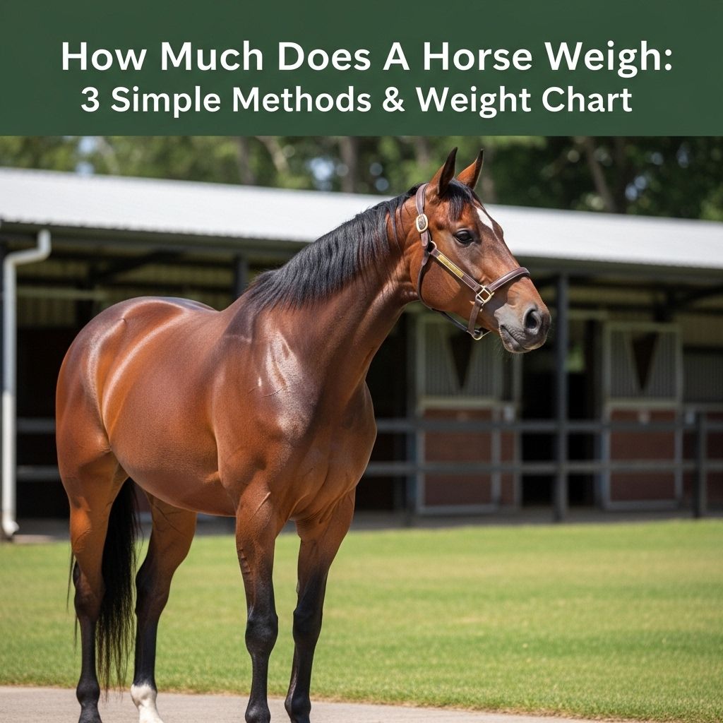 Discover average horse weights by breed and age, learn measurement methods, and understand why a horse’s weight matters for optimal care.