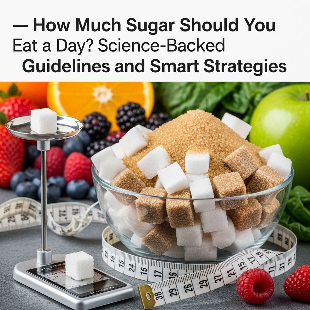 Understand daily sugar limits, the difference between added and natural sugars, and how to eat smart for your health.