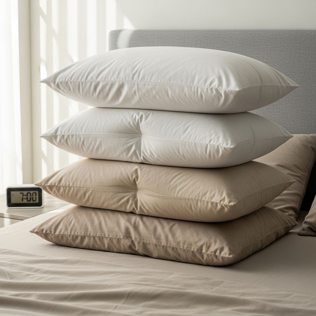Keep allergens at bay and comfort intact by refreshing pillows before they lose support.