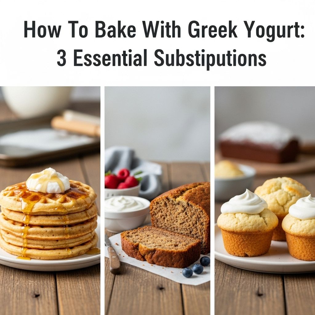 Elevate your cakes and breads with tangy creaminess and extra protein from yogurt.