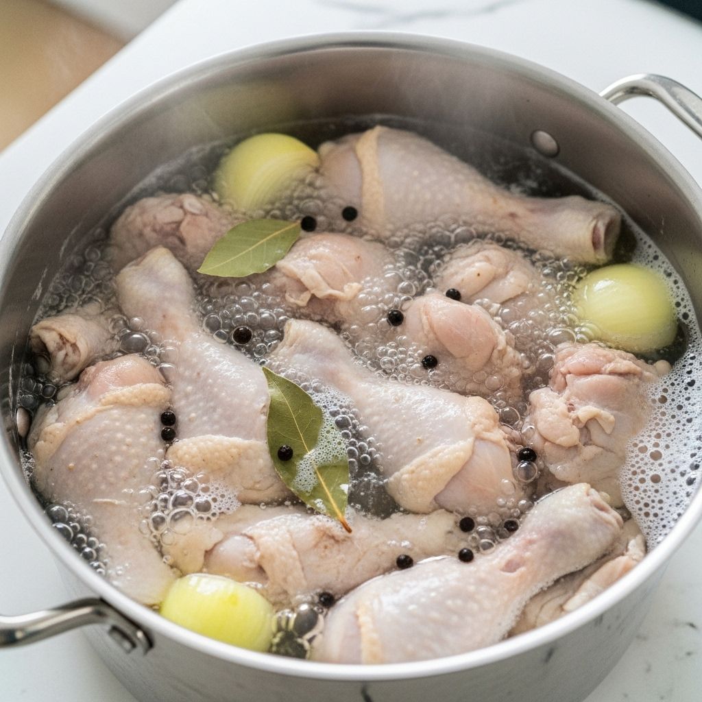 Use an easy method to make versatile chicken ideal for salads, soups, sandwiches.