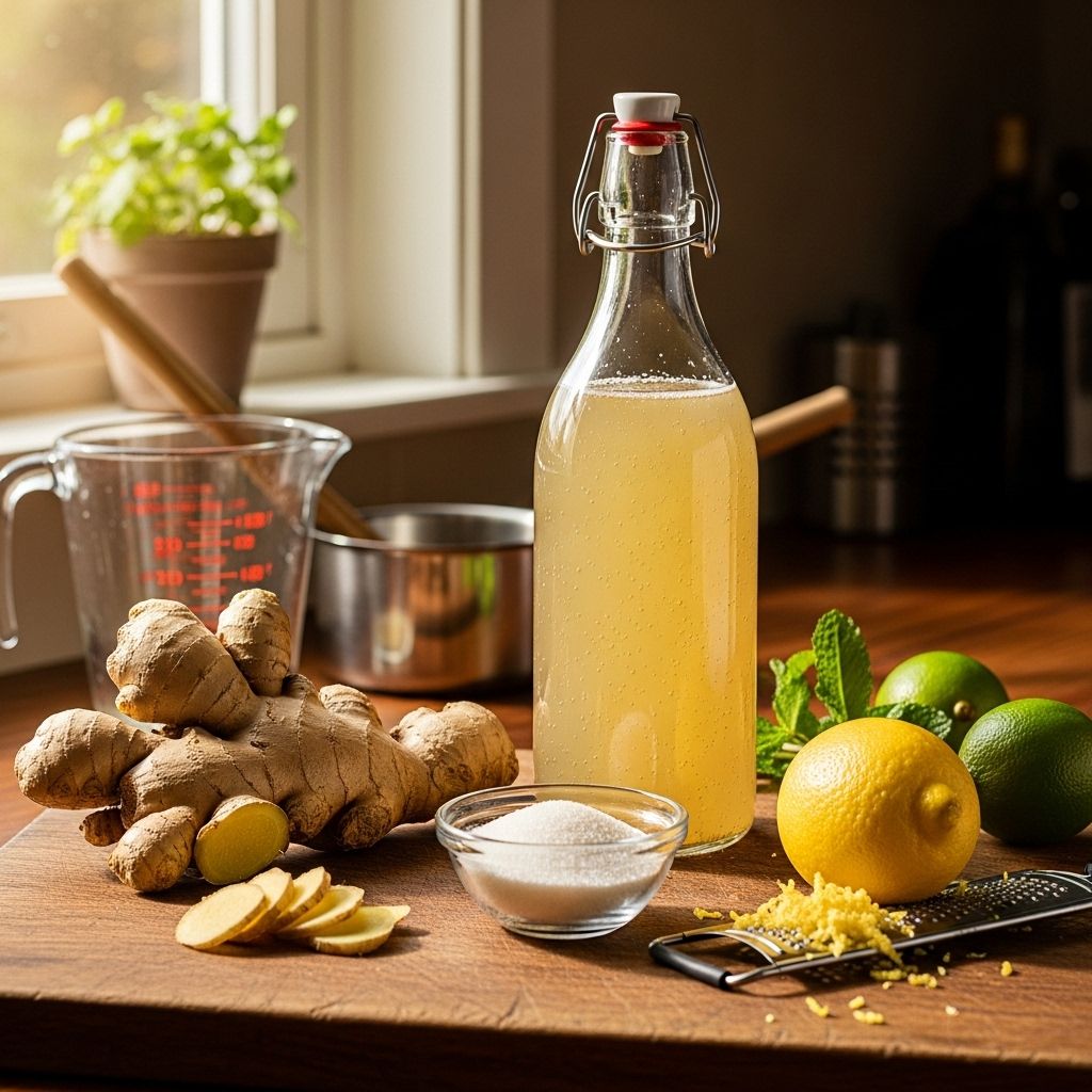 Simple ingredients combine to balance spice, sweetness, and natural carbonation.