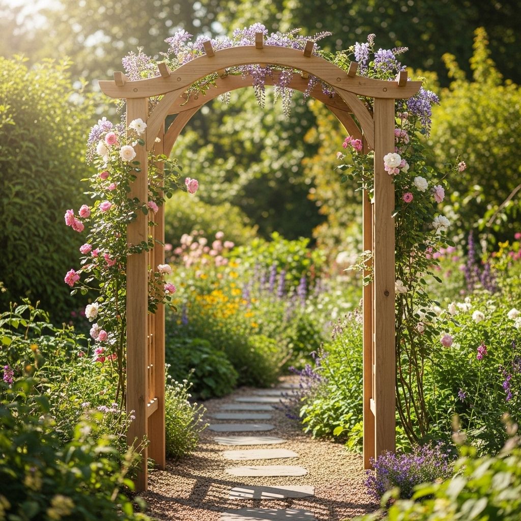 A weekend project that transforms any landscape into a welcoming outdoor gateway.