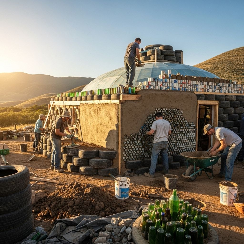 Learn how to construct an Earthship from foundation to finishes with practical, eco-friendly techniques and detailed guidance.