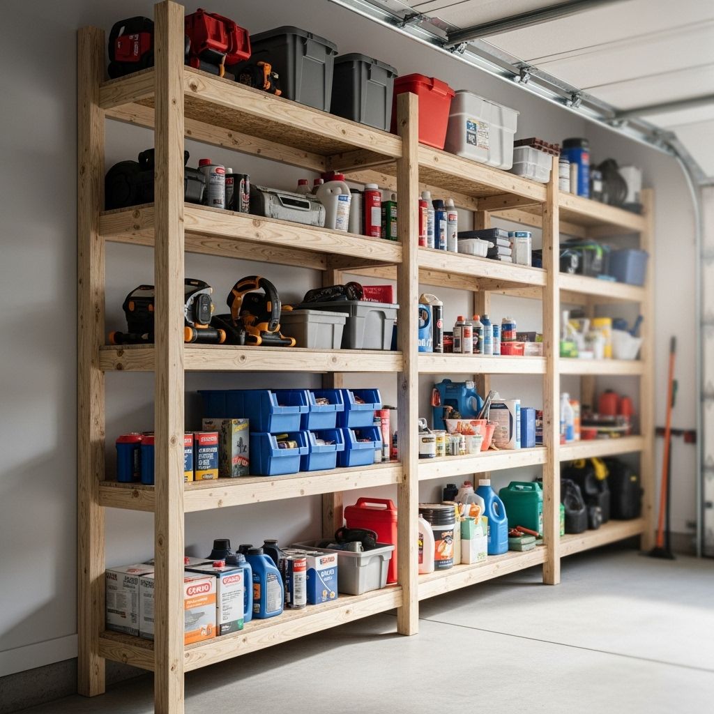 Master garage storage with a foolproof DIY shelving system that’s strong, level, and perfectly customized for any space.