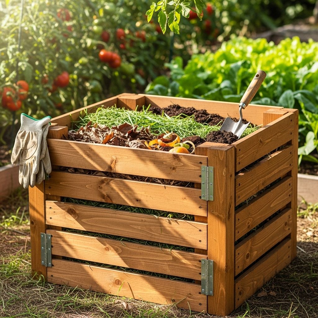 DIY Compost Bin: 6-Step $10 Build & Simple Maintenance Guide Transform kitchen scraps and yard waste into nutrient-rich compost with this easy, affordable DIY composting guide.
