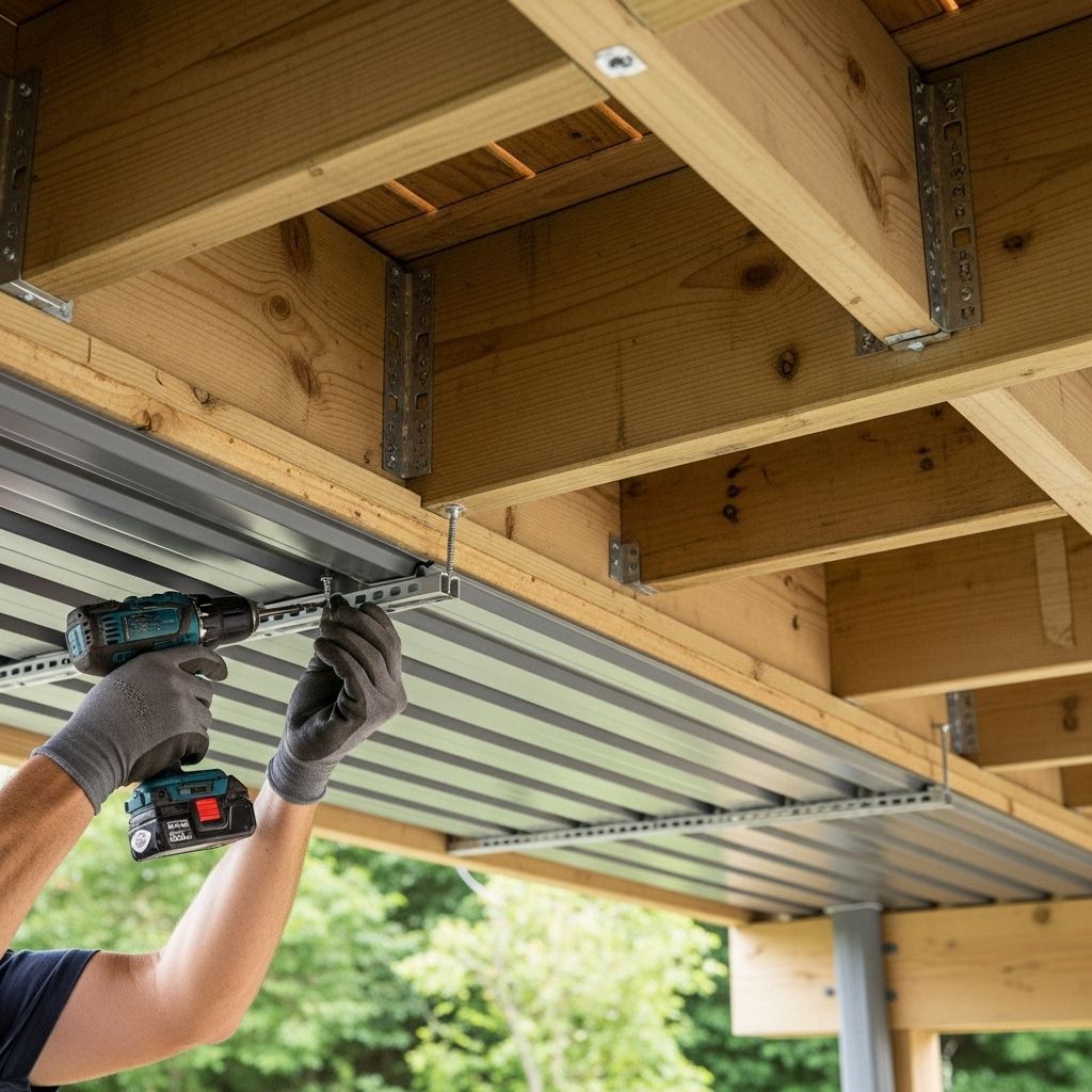 Transform your damp, wasted space beneath a deck into a dry, enjoyable outdoor living area with a practical under-deck roof system.