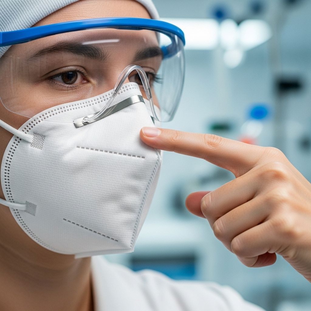 Verifying NIOSH credentials and headband style ensures effective respiratory defense.