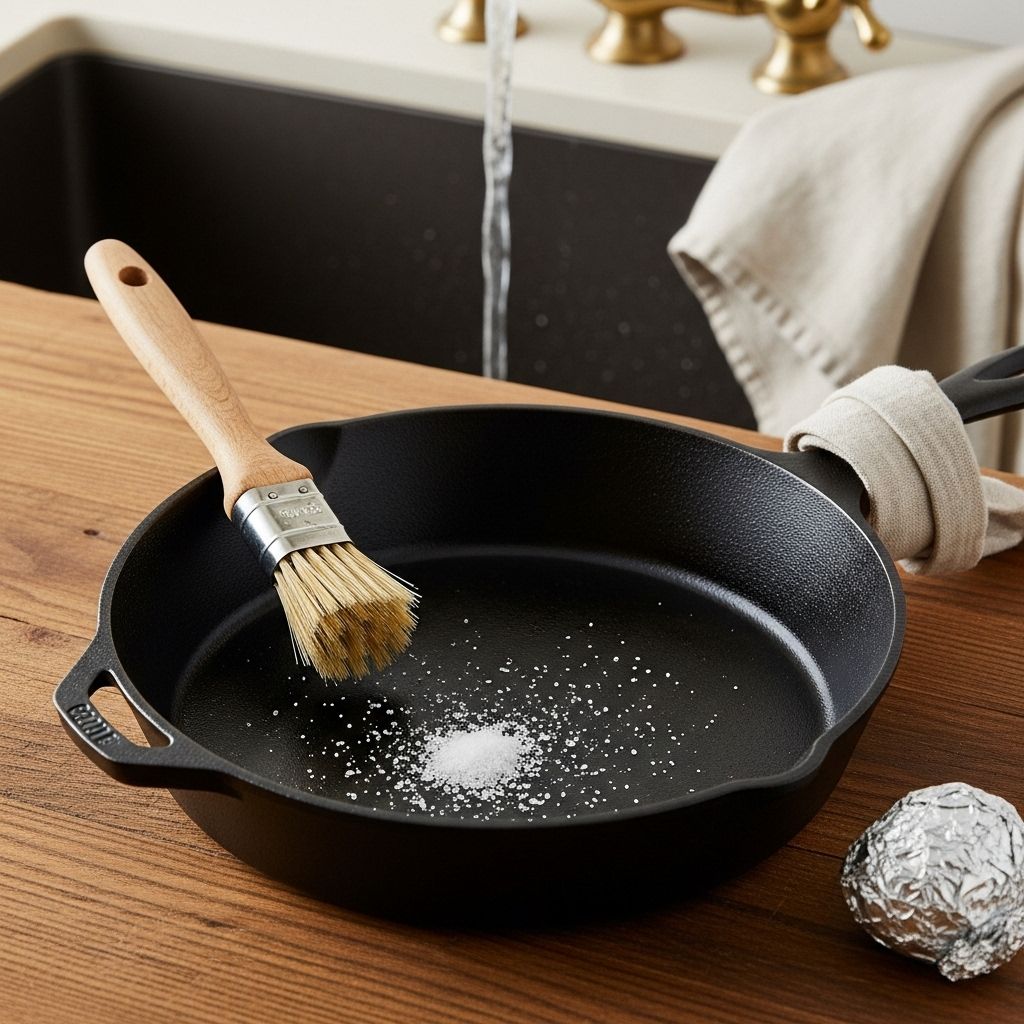 How to Clean a Cast Iron Skillet: Complete Guide to Cleaning, Restoring, and Maintaining Cast Iron Maintain your favorite pan’s seasoning and shine with straightforward upkeep routines.