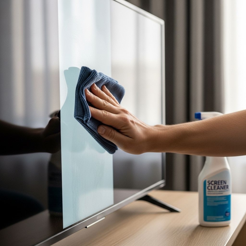 Gentle dusting and safe tools preserve picture clarity and extend your device’s lifespan.