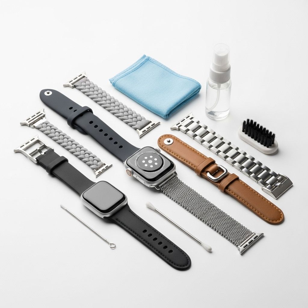 Restore shine and banish odor to protect sensitive skin and extend the life of any wrist strap.