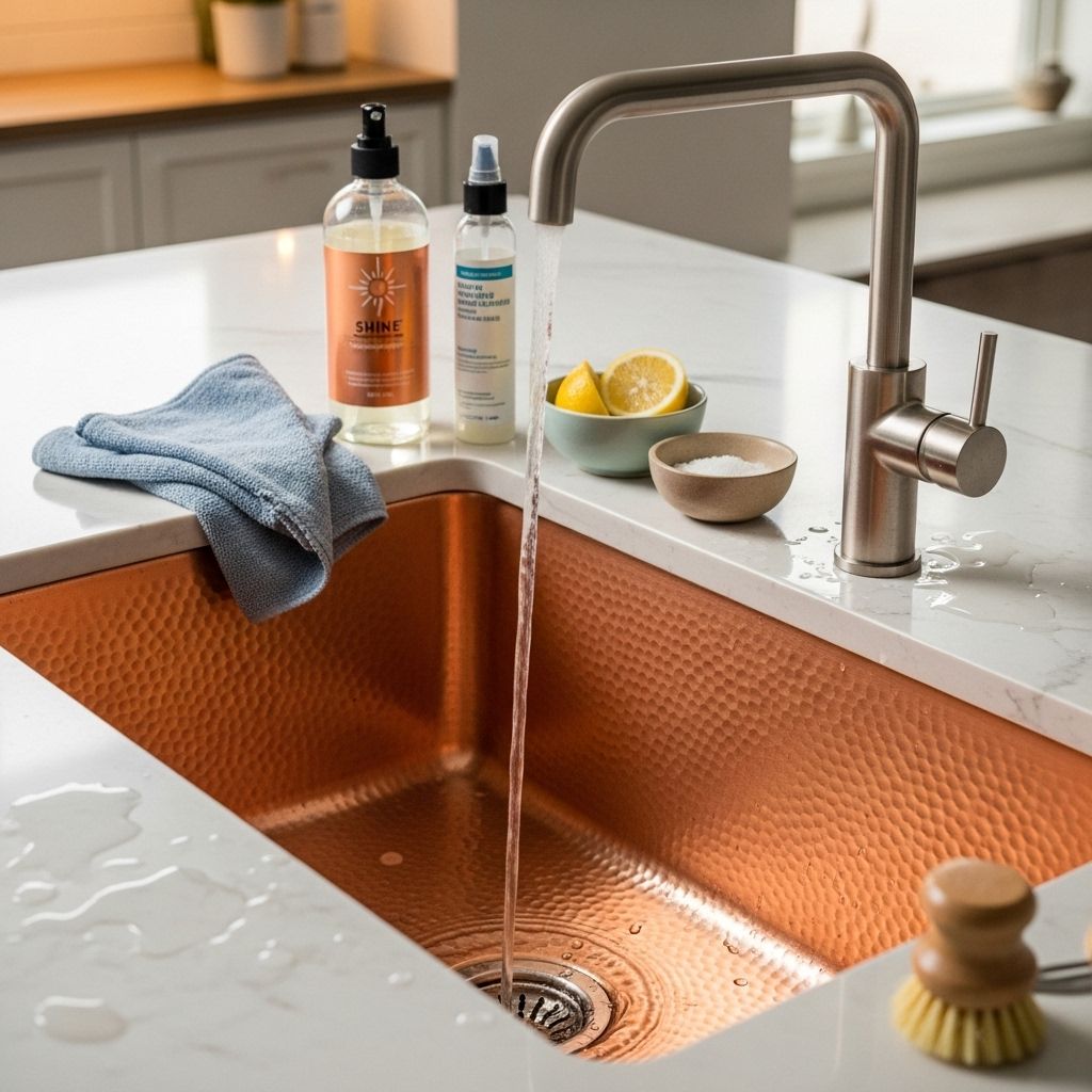 How to Clean a Copper Sink: Tips, Methods, and Maintenance for Lasting Beauty Preserve the patina and guard against stains with gentle, hassle-free care routines.