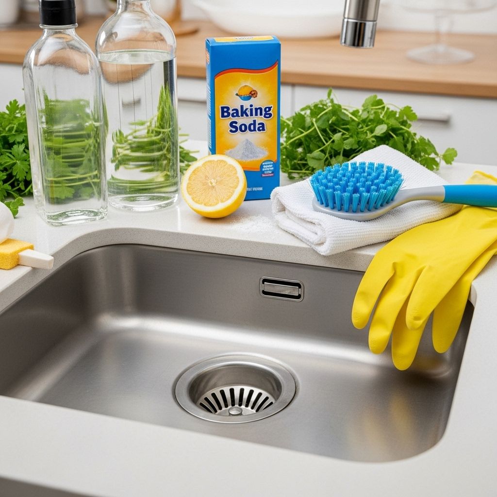 Keep sink odors and clogs away with simple, natural maintenance routines.