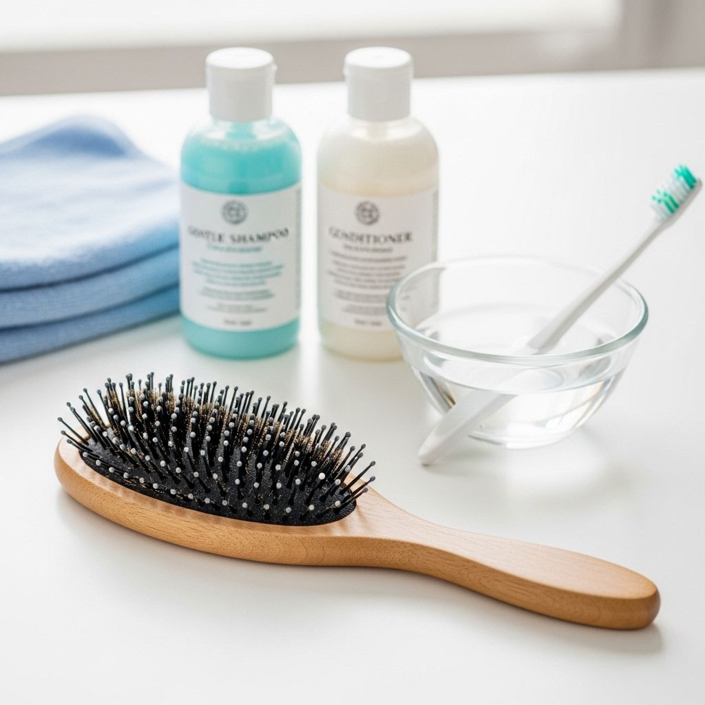 Fresh bristles glide through locks, removing residue and boosting root vitality.
