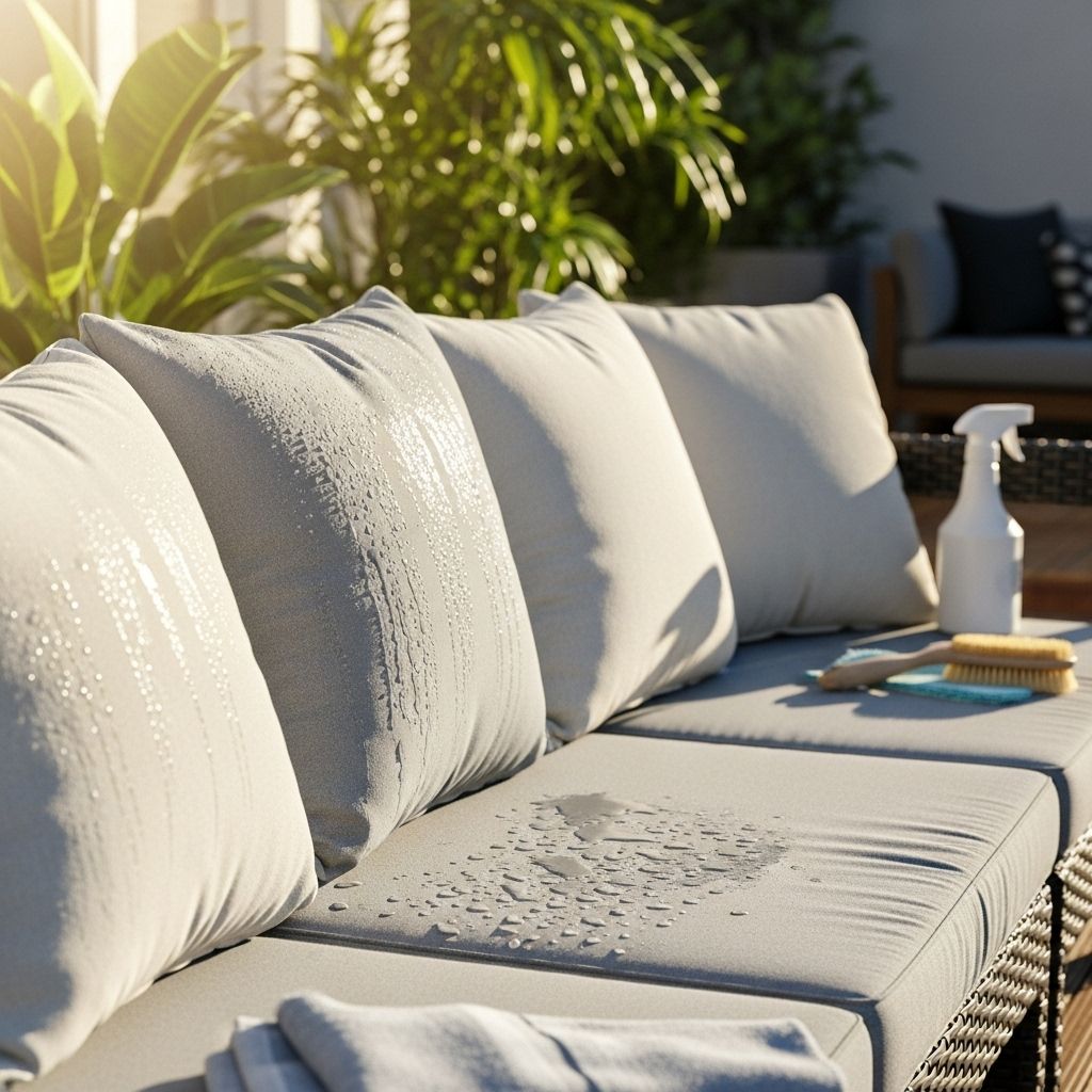 Restore color and freshness to your patio seating with proven fabric-care techniques.