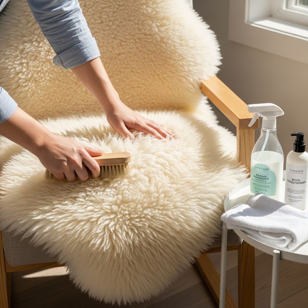 Restore wool fibers to full fluffy potential with careful washing and brushing rituals.