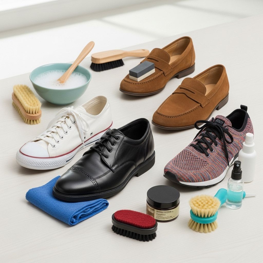 Tackle stains and protect all types of footwear with proven care methods.