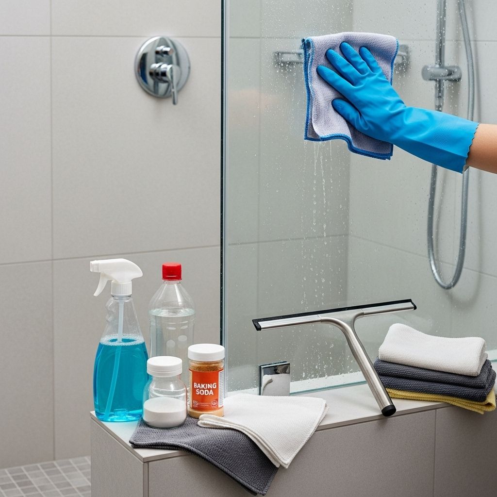 Expert techniques and habits ensure glass doors stay clear, shiny, and free from buildup.