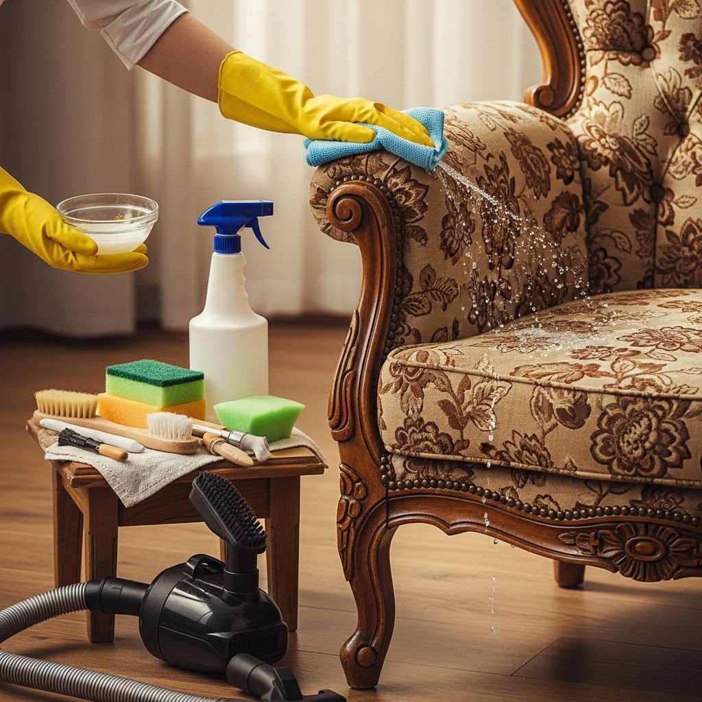 Gentle techniques ensure your heirloom upholstery stays vibrant without harsh chemicals.