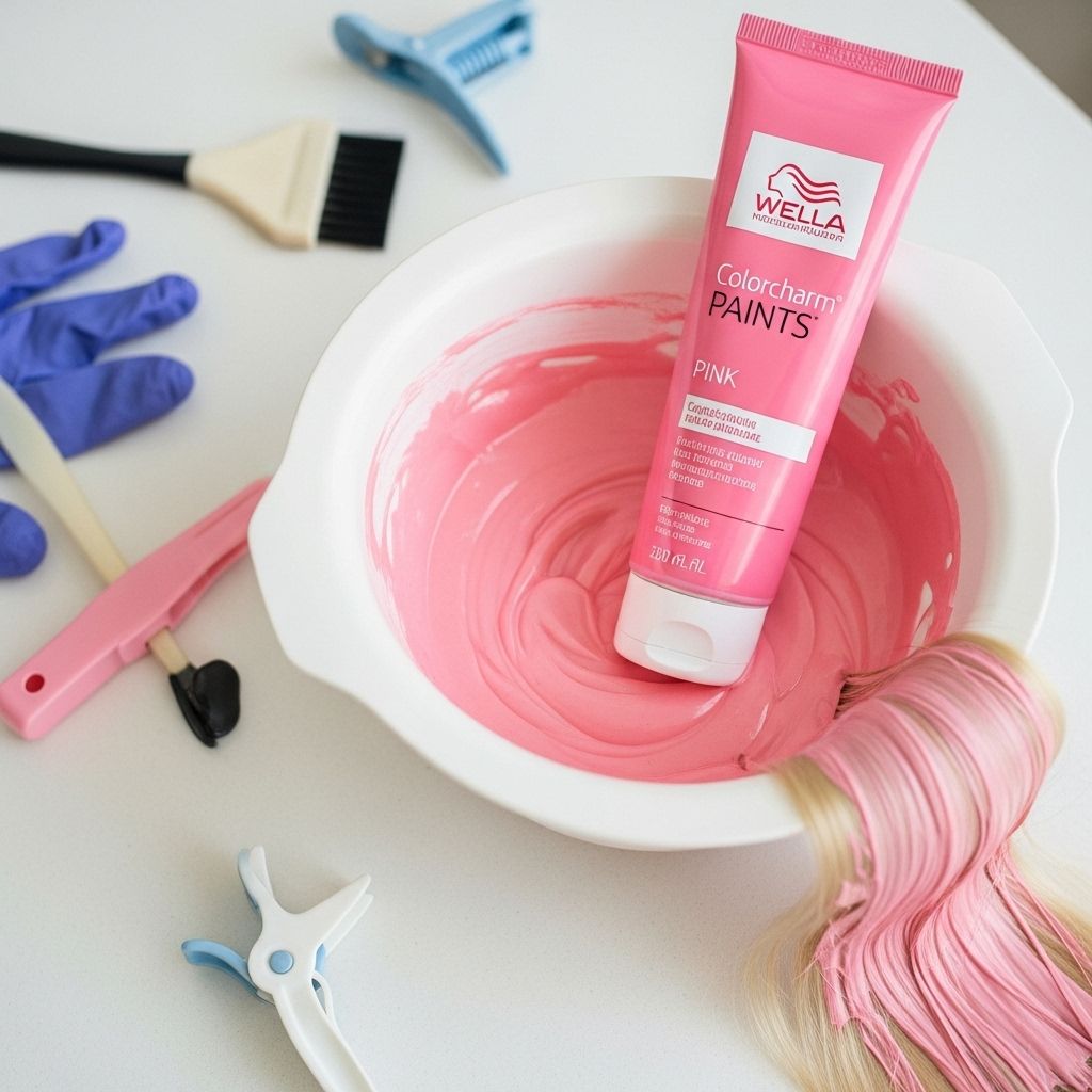 Looking for candy-pink hair from your own bathroom? Here’s your definitive guide to DIY ombre and pastel pink hair with Wella Colorcharm PAINTS.