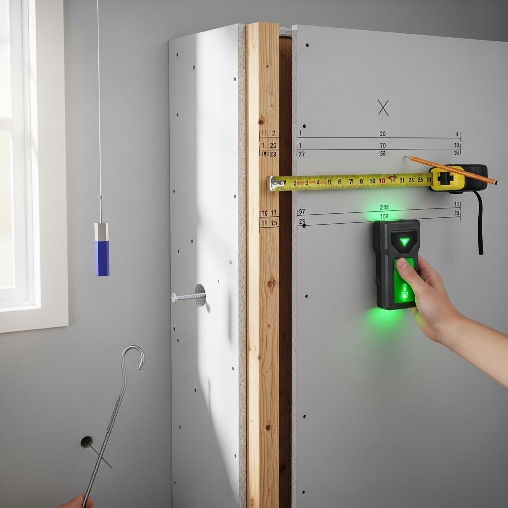 Handy tips and tools make locating wall studs fast, accurate, and ready for any fixture.