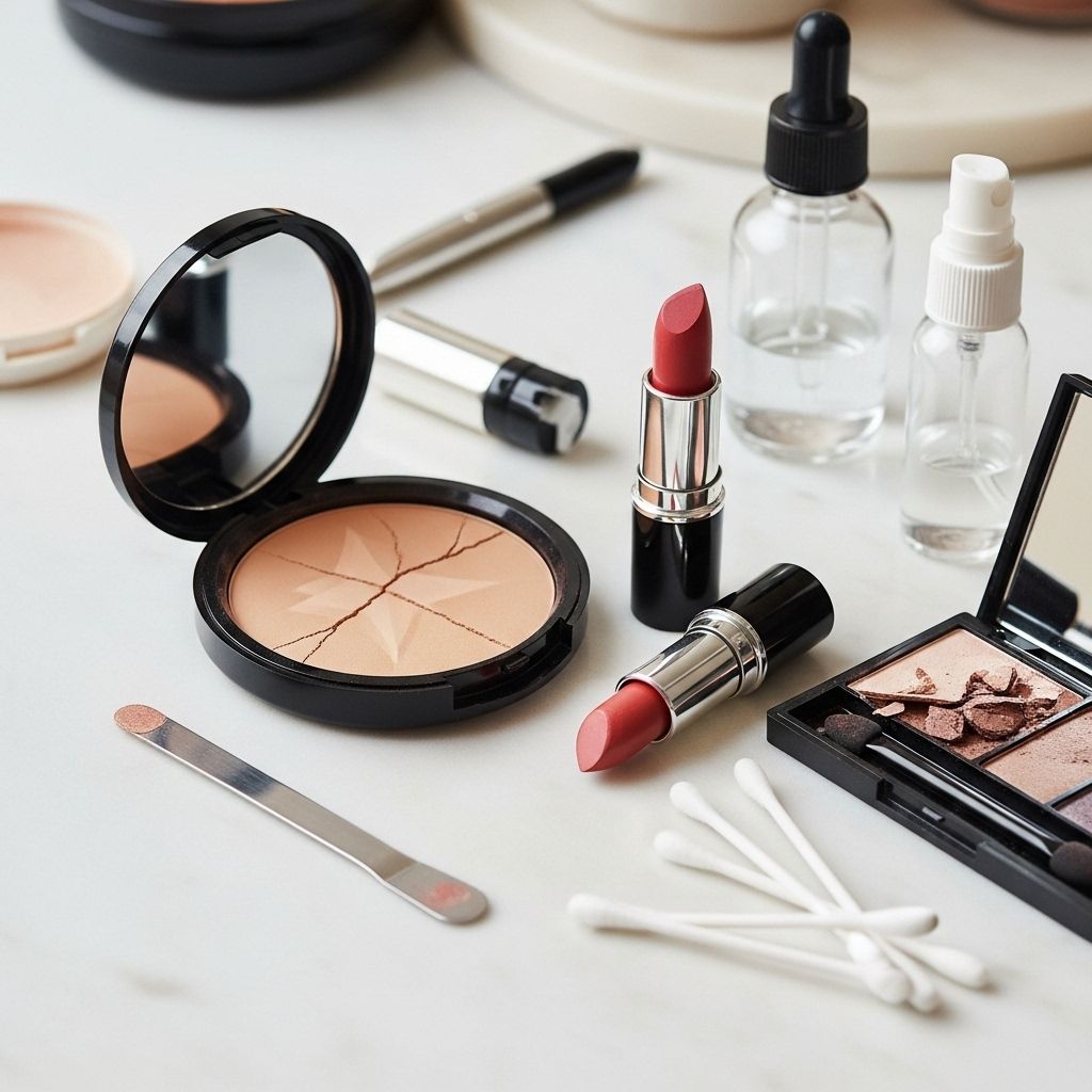 Never toss your shattered powders or snapped lipsticks—use these expert repair methods to bring your favorite makeup back to life.