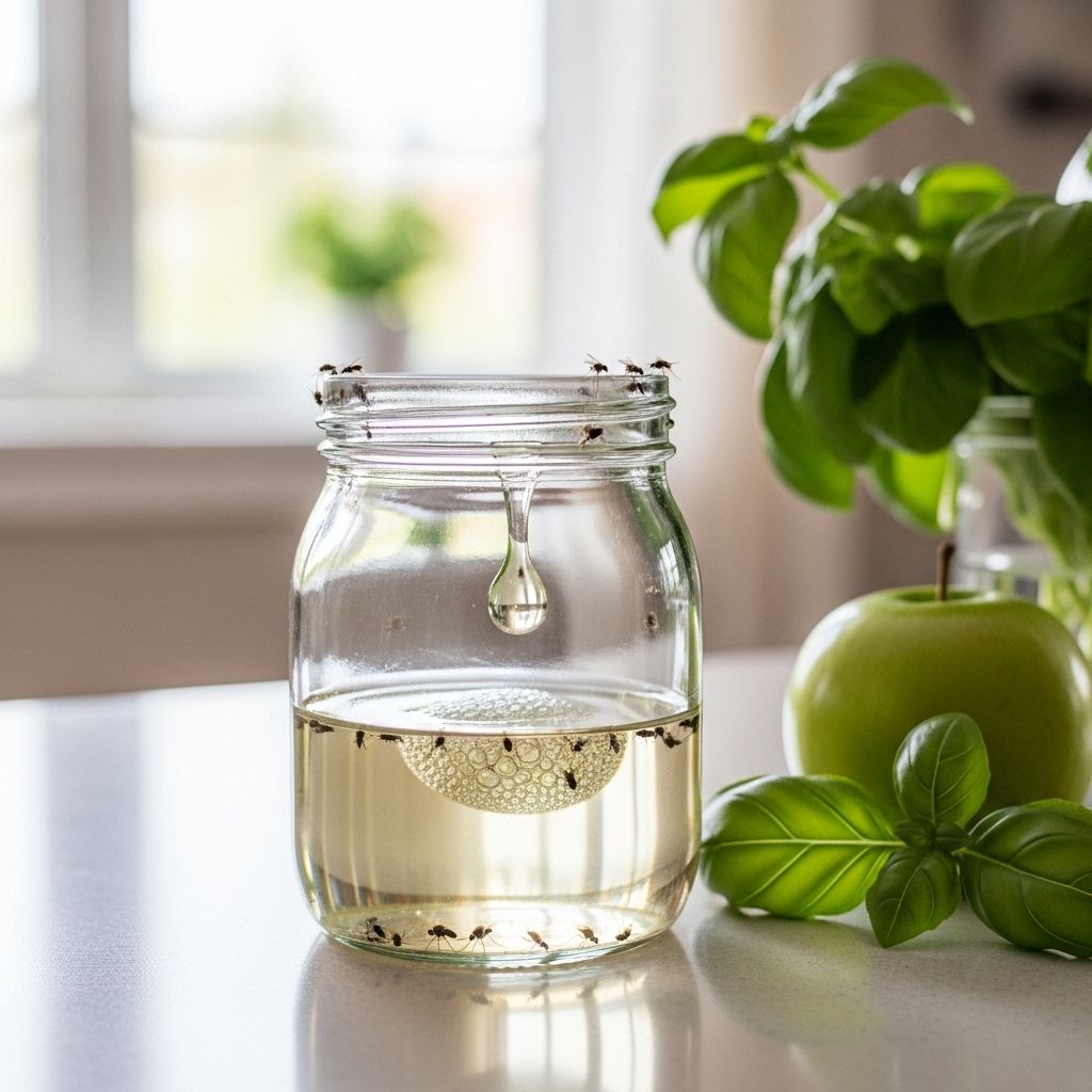 Cut off moisture and organic debris to prevent tiny flies from multiplying in your home.