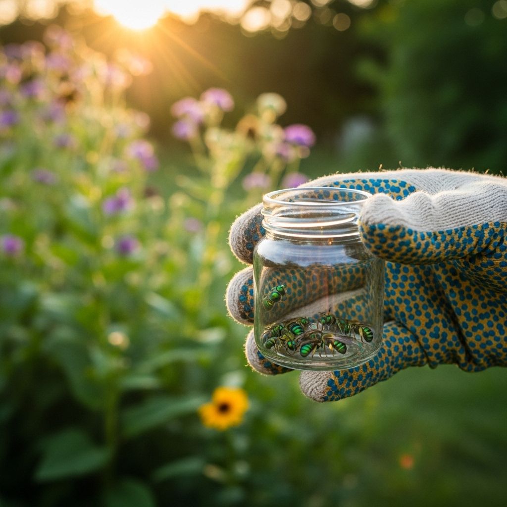 Enjoy outdoor gatherings free of buzzing visitors while protecting essential pollinators.