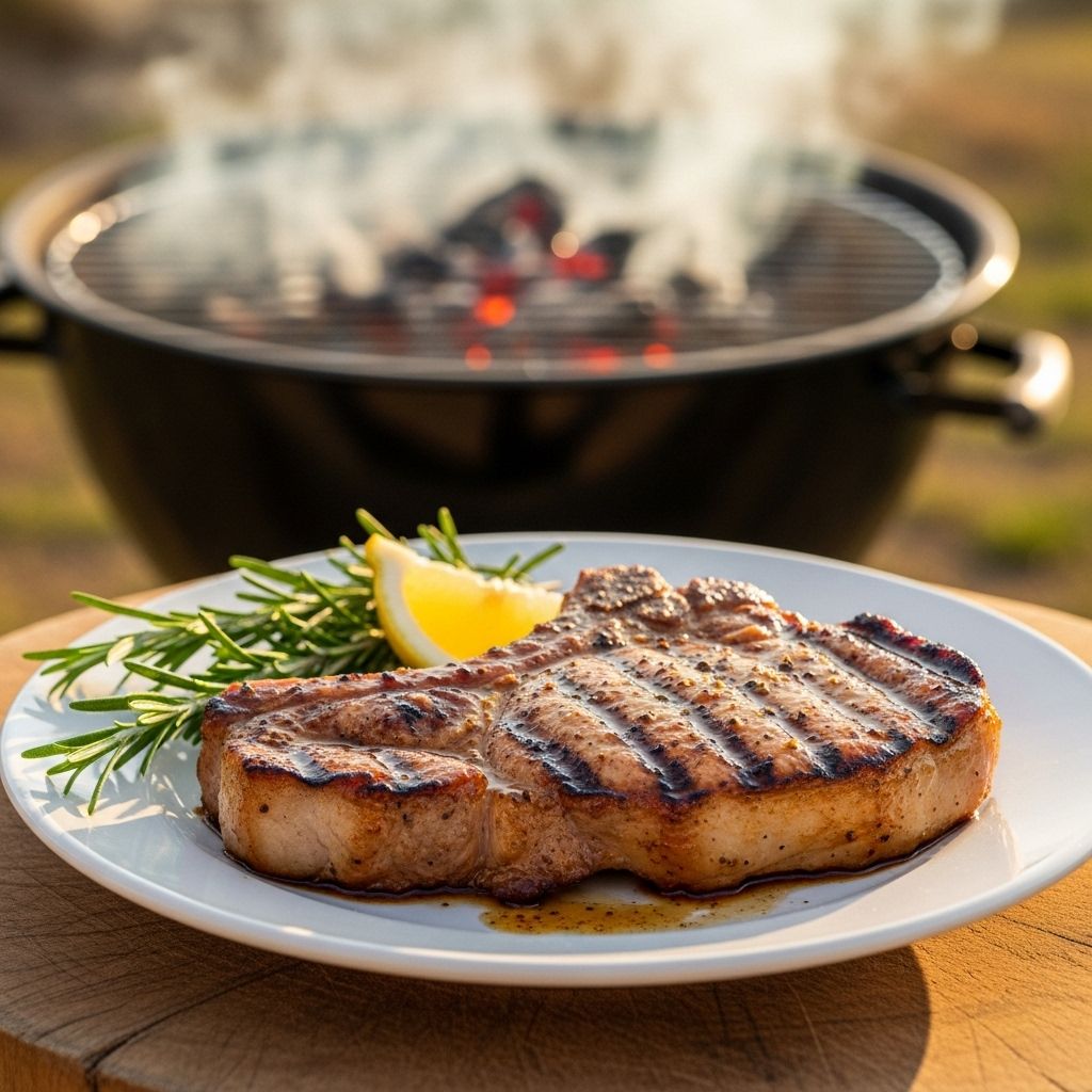 Master savory marinades and barbecue techniques for tender chops with mouthwatering char.