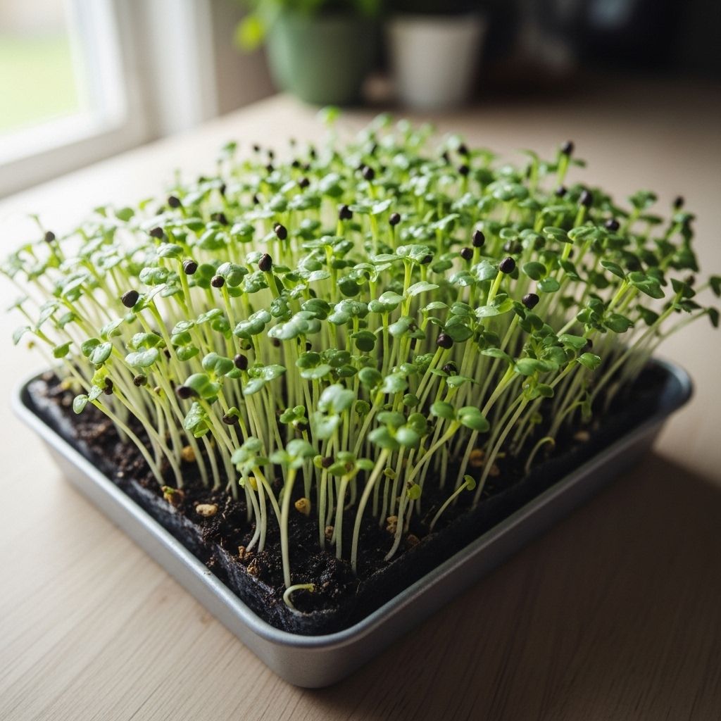Enjoy continuous harvests of mild onion-flavored sprouts on your kitchen windowsill.