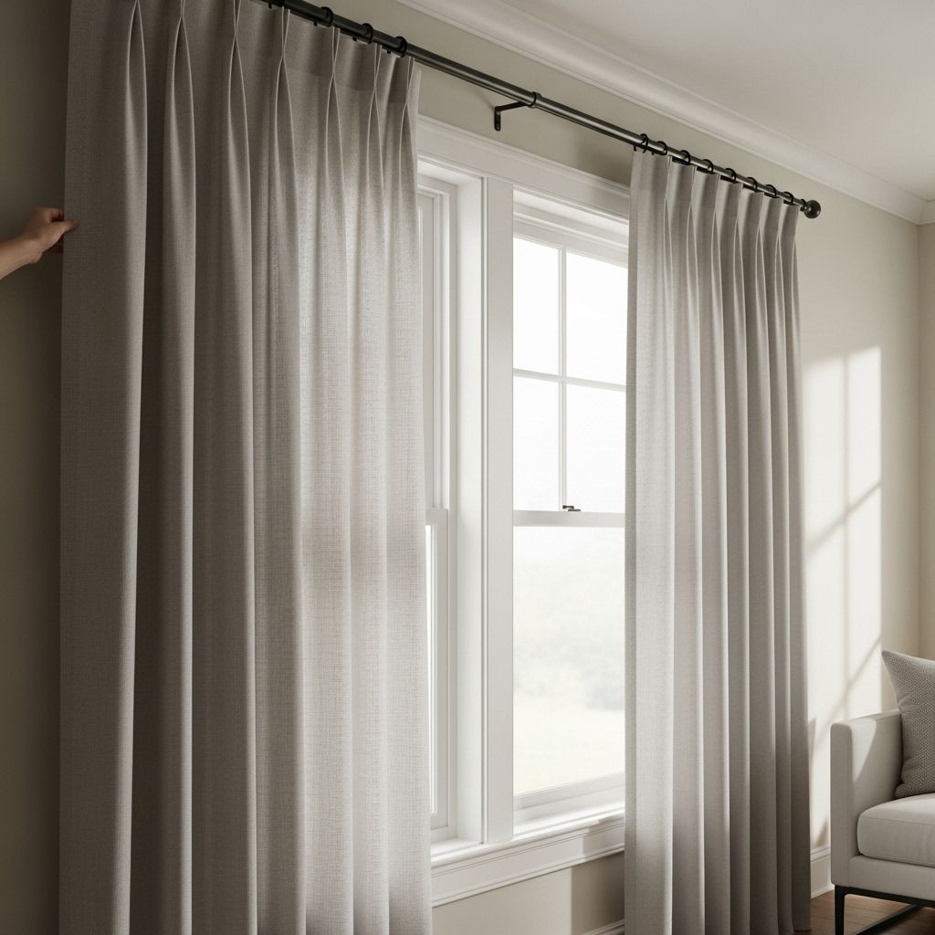 Accurate measurements and secure hardware ensure sleek, balanced drapes in every room.